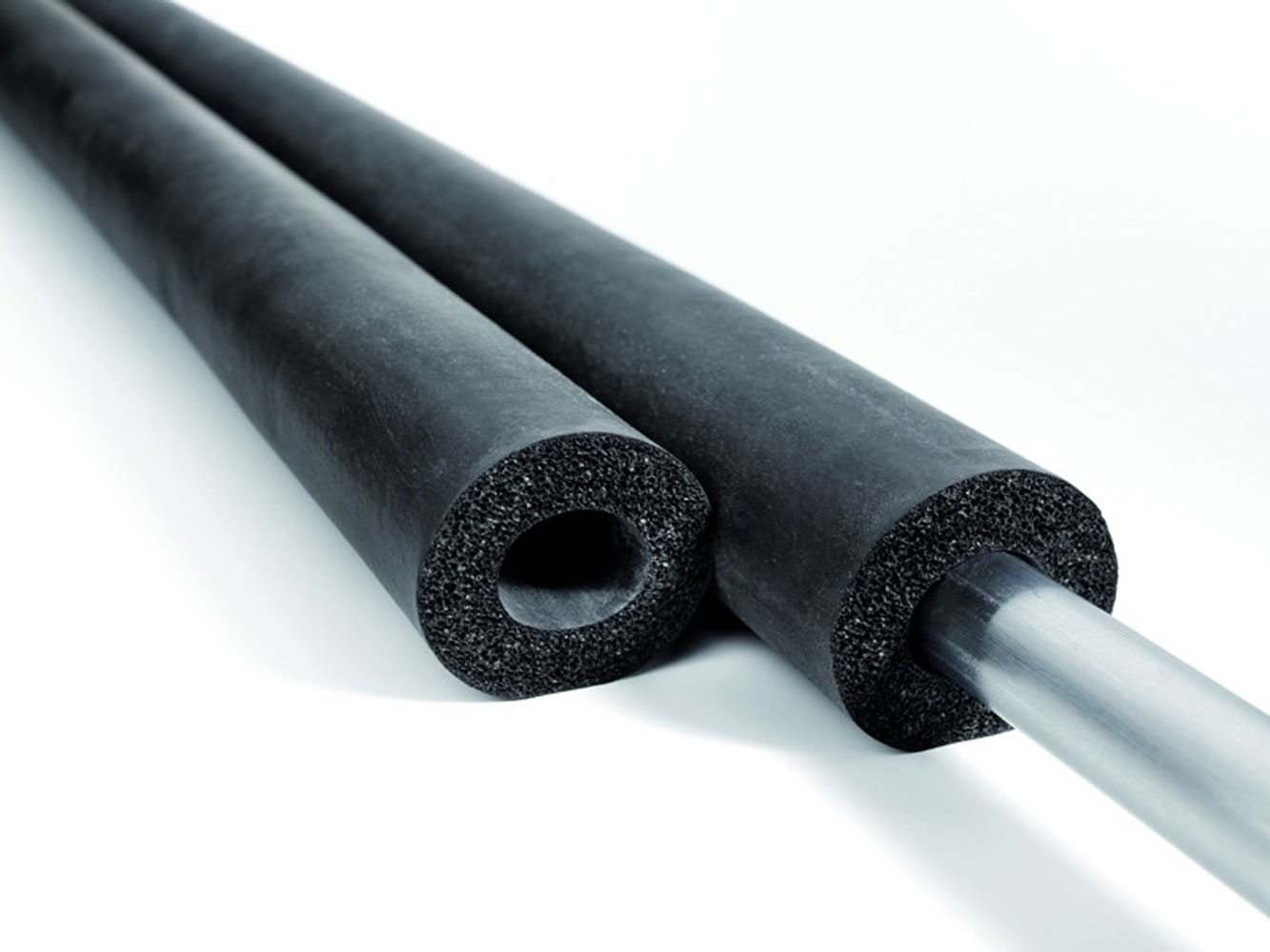 Rohrisolierung-endlos-2 Isolierschlauch EnEV-konform 10 mm Dämmstärke 16 m / 22 m / 30 m Hochflexible Rohrisolierung aus Elastomerschaum
