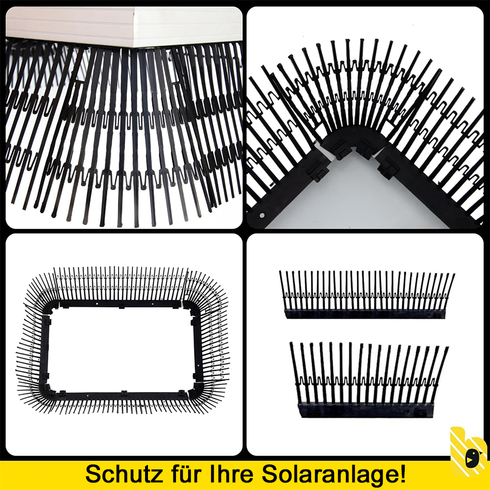 Birdstop Clips - Zubehör Vogelschutz für Solaranlagen – Marderschutz für PV-Module & Dach