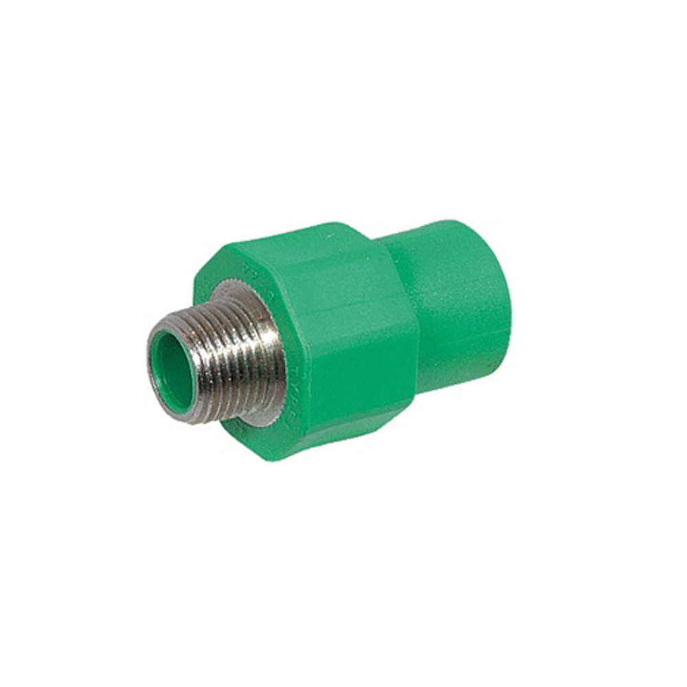 Aqua-Plus - PPR Rohr Kupplung mit Außengewinde Kunststoff Schweißsysteme 20-40 mm