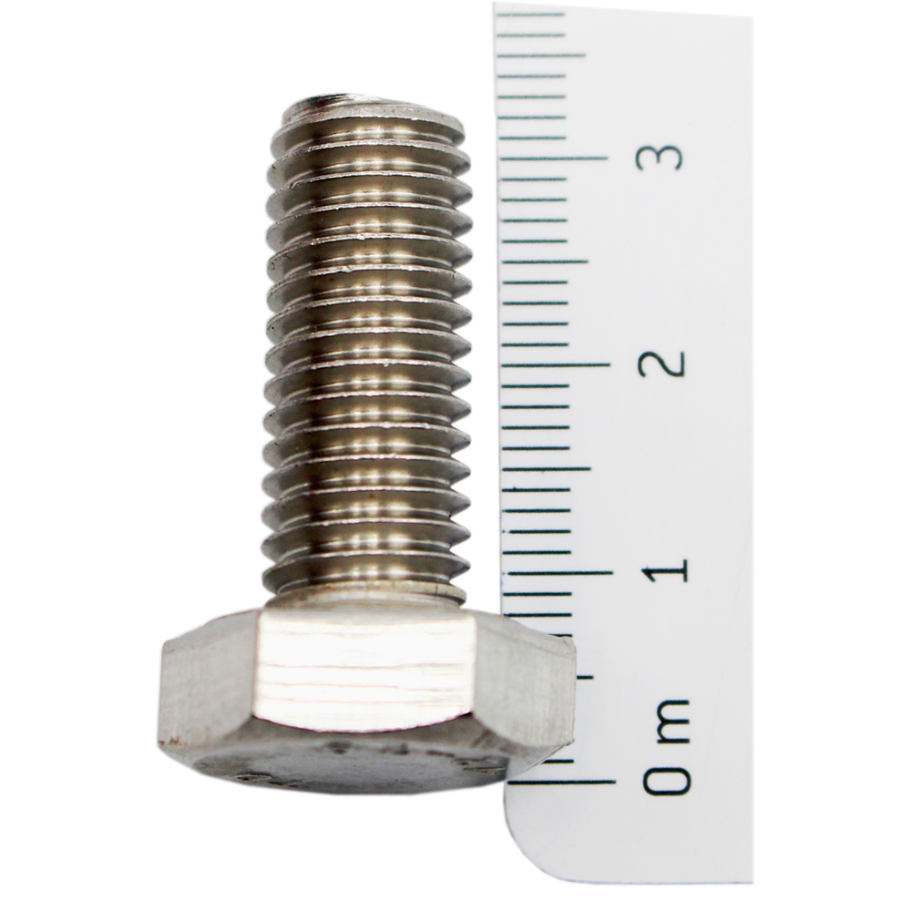 933210251-02 Sechskantschraube Edelstahl A2-70 DIN 933 M10x25 Vollgewinde