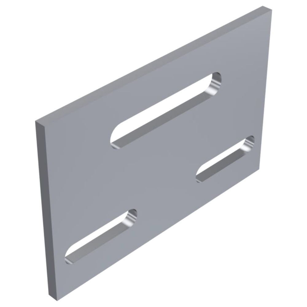 9701-04 Alu Kreuzverbandplatte Verbinder für Aluprofil Kreuzverbinder Montageprofil