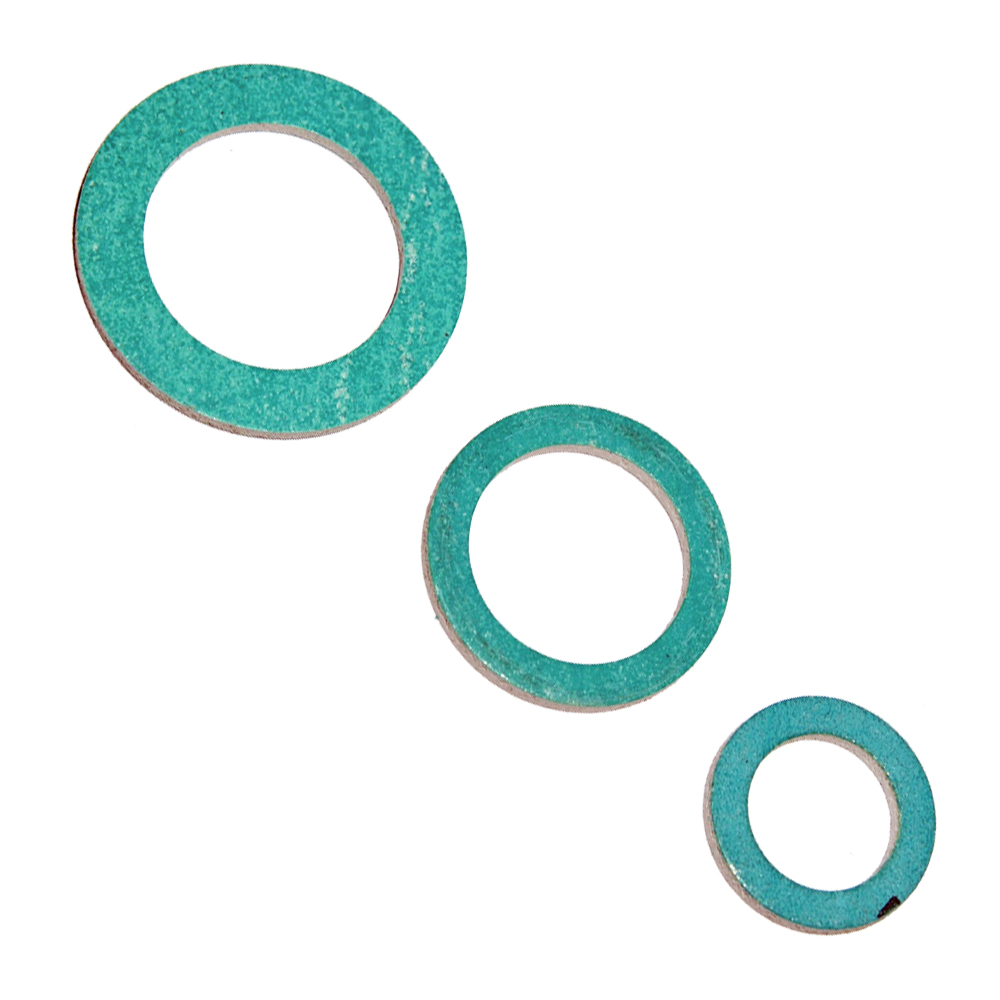 DI-Set-01 10er-Set Dichtungen 3/8" bis 2 1/2" für Solar bis 250°C Flachdichtung 100bar