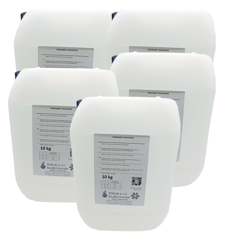 10-50 Liter SD24 Solarflüssigkeit Konzentrat Solarliquid L bis -50°C für Kollektoren