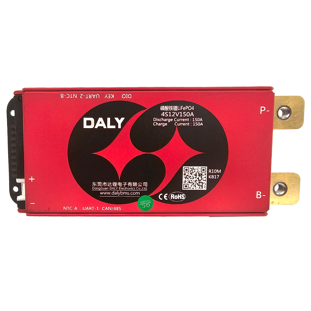 DALY Smart BMS LiFePO4 4S 12V 150A Battery Protection Board UART/RS485/CAN Balancing USB Bluetooth - 0% MwSt.