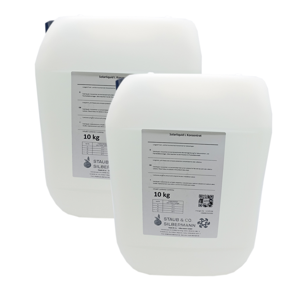 10-50 Liter SD24 Solarflüssigkeit Konzentrat Solarliquid L bis -50°C für Kollektoren