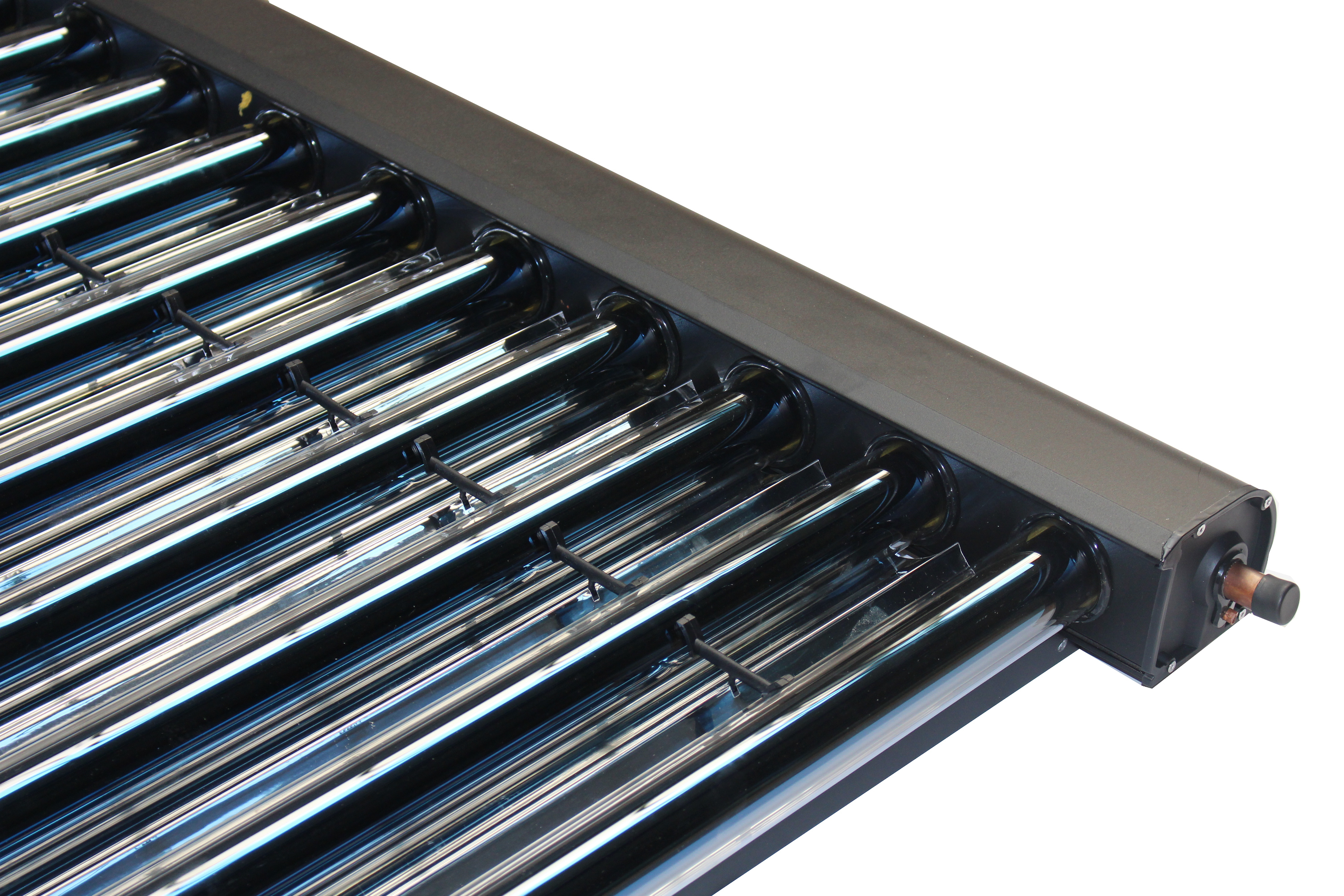 Vakuumröhrenkollektor Sonnenkollektor Eurotherm-Solar CPC - 24R (5,29 m²) Temperaturbegrenzung -  Black Line