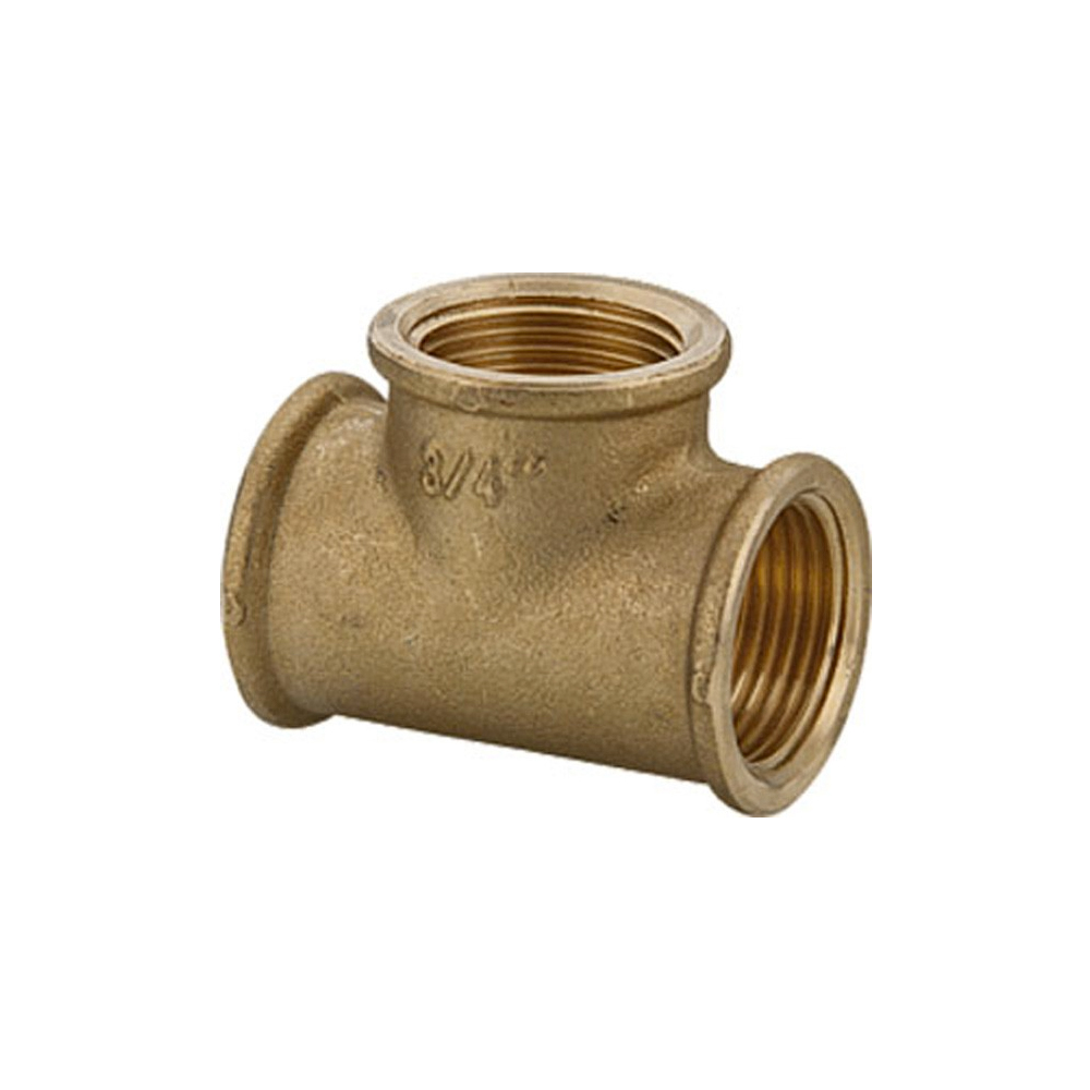 Messing T-Stück 1/2" - DN15 - Innengewinde