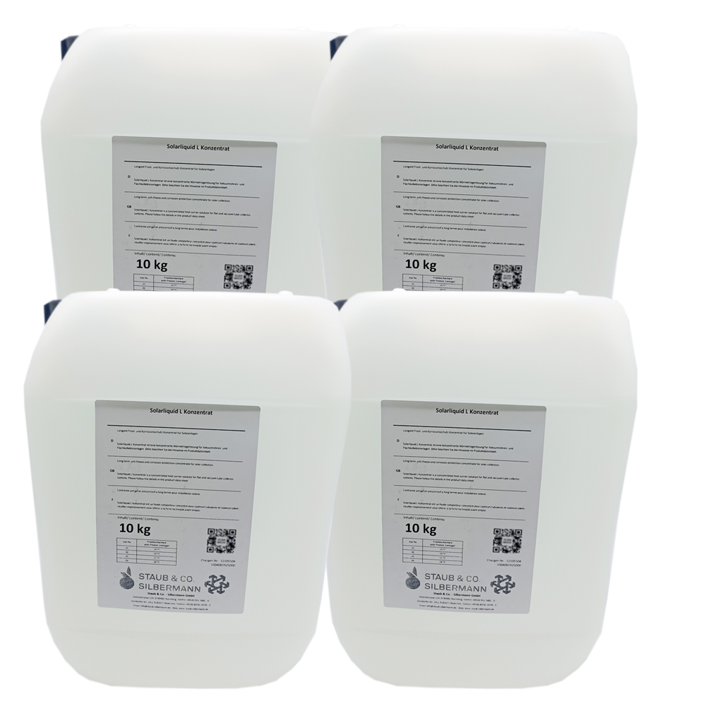 10-50 Liter SD24 Solarflüssigkeit Konzentrat Solarliquid L bis -50°C für Kollektoren