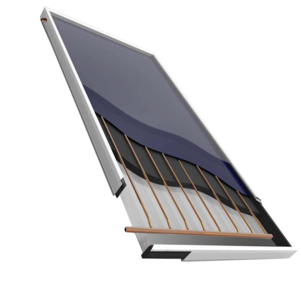 Linuo-039WwMDoPr3IZG3 Flachkollektor - Brauchwasser Paket 4,00m² – 200 Liter Speicher (BW-4.200)