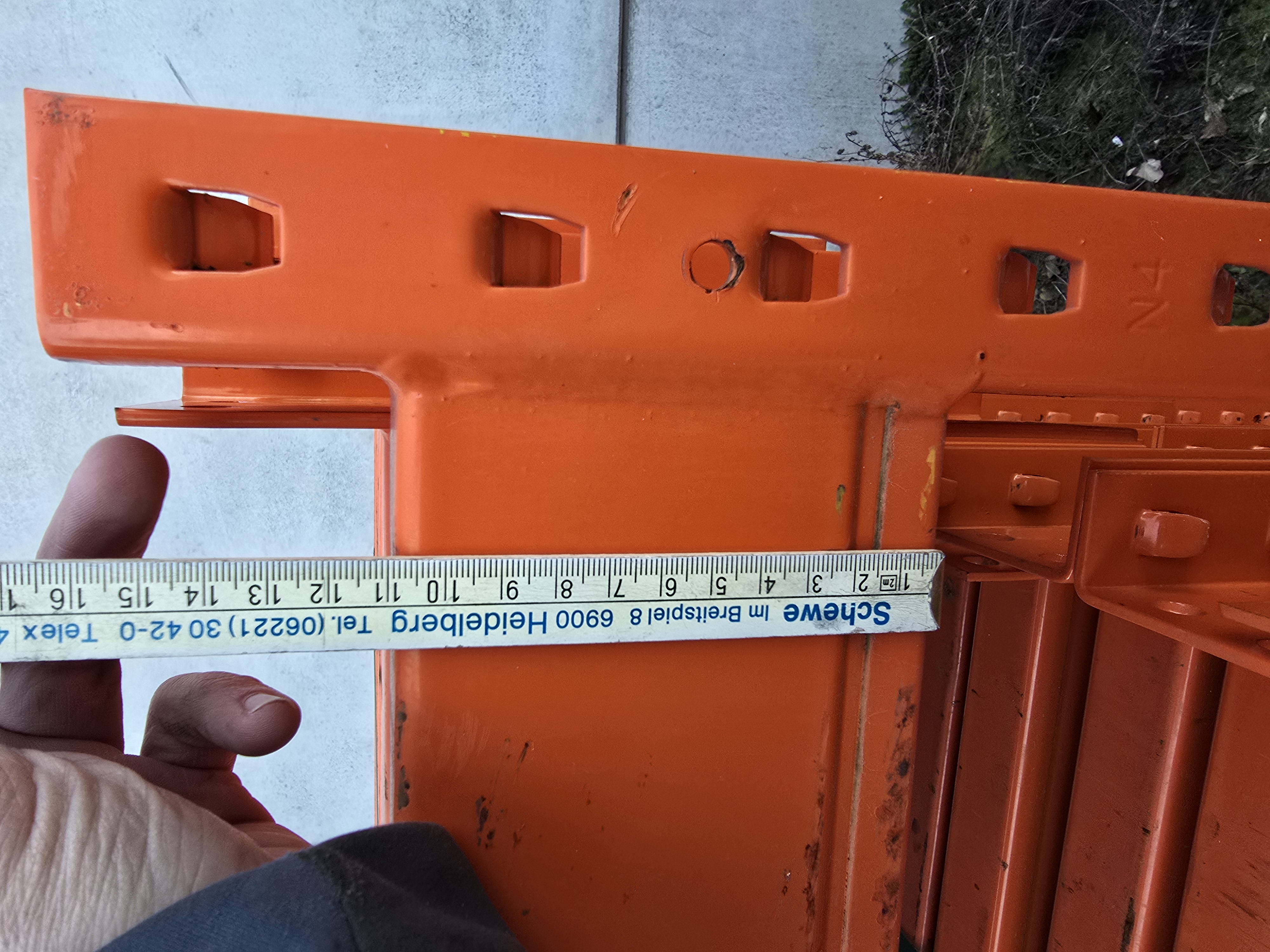 SSI SCHÄFER PR 600 Palettenregal – Grundfeld H 6300 mm, 3 Traversen, Feldlast 9.900 kg