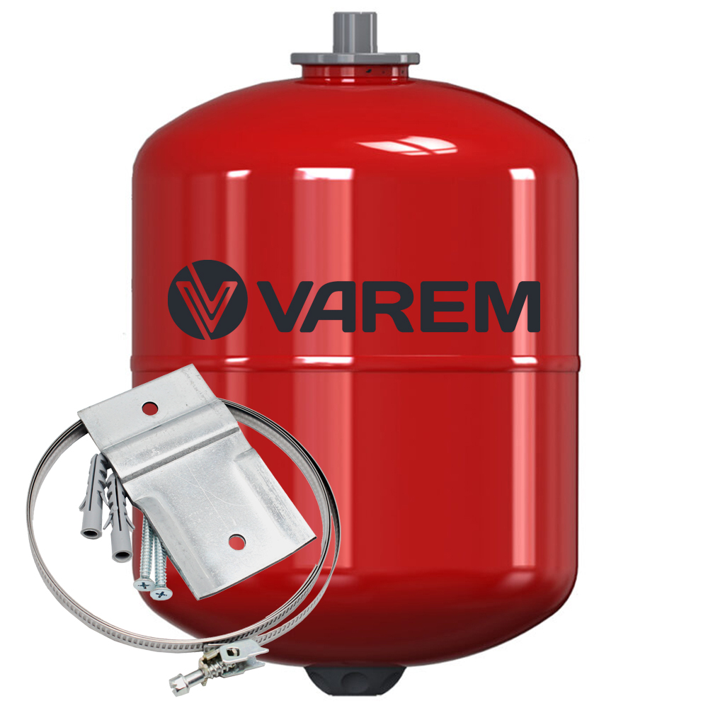 SOLARVAREM CE 5L - 40L Membran Ausdehnungsgefäß + Wandhalterung SOLARVAREM CE 5L - 40L Membran Ausdehnungsgefäß + Wandhalterung