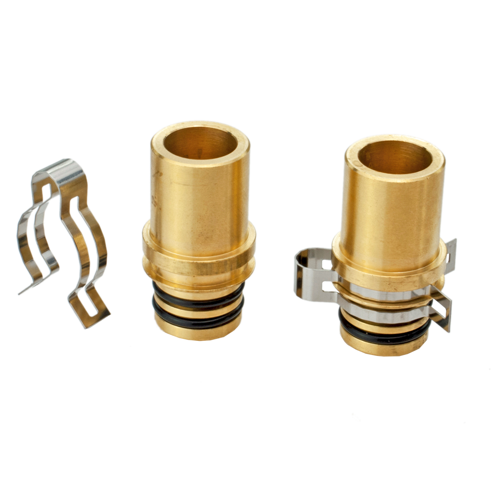 2er-Set STI Kupfer Kollektoranschluss 22 mm Verbinder für AL/CU oder CU/CU