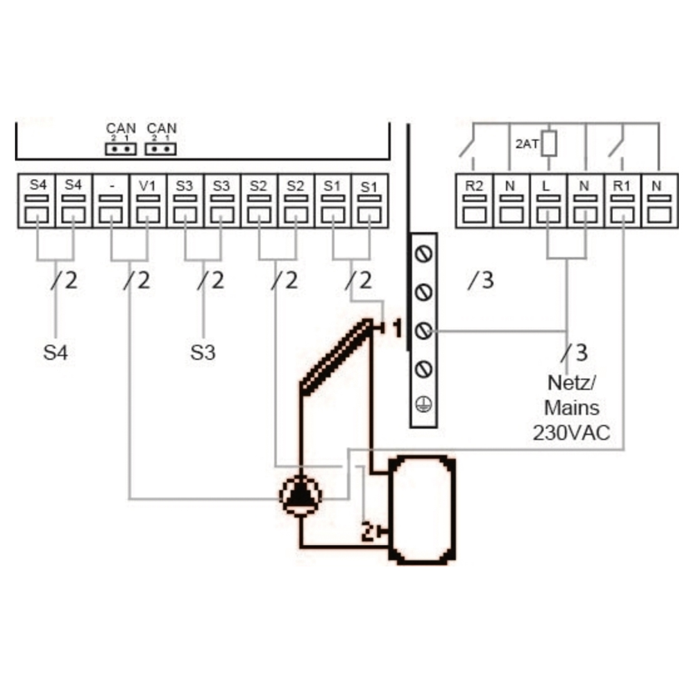 SOREL Solarsteuerung Solarregler Temperaturdifferenzsteuerung MTDC V5 (inkl. 4 x PT1000 Fühler)