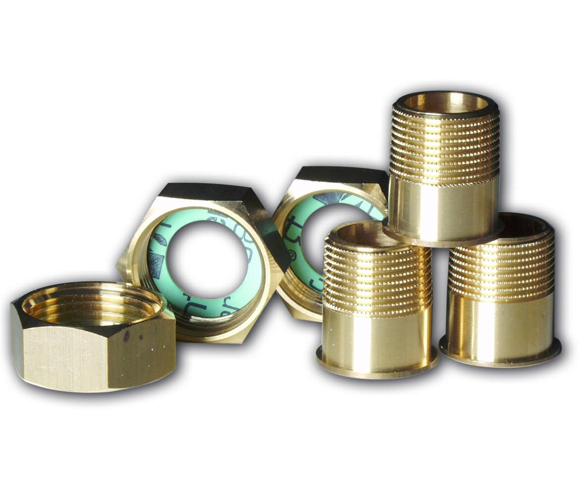 Gewindeverschraubung Gewindeverschraubung 3/4" oder 1" AG für Brauchwassermischer Reduzierung Anschluss