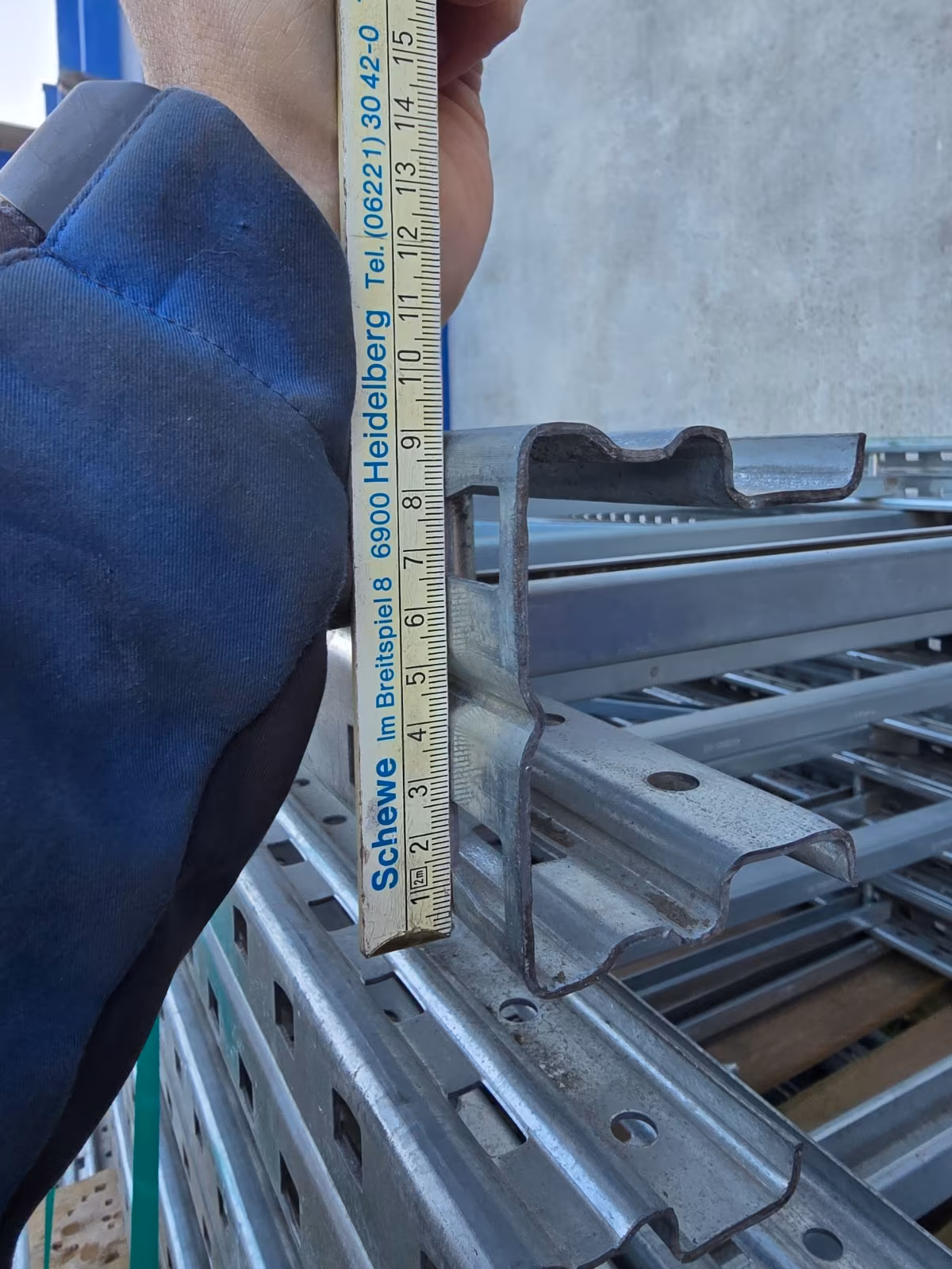 SSI SCHÄFER PR 600 Palettenregal – Grundfeld H 6300 mm, 3 Traversen, Feldlast 9.900 kg