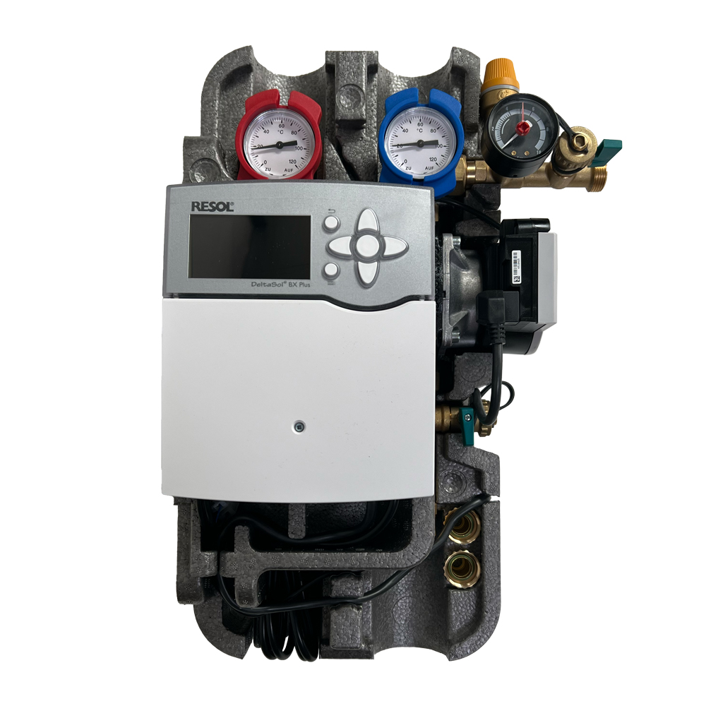 29002280_02 Solarstation Resol FlowSol B HE - DeltaSol BX Plus mit Wilo Yonos PARA ST 15/7.0-PWM2