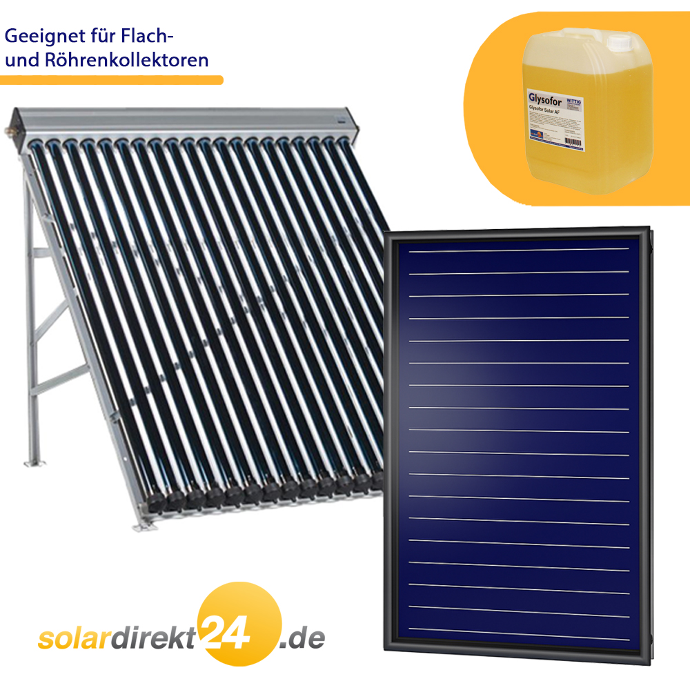 Solarflüssigkeit Glysofor AF -28°C Solarliquid Frostschutz Solaranlage Solarflüssigkeit Glysofor AF -28°C Solarliquid Frostschutz Solaranlage