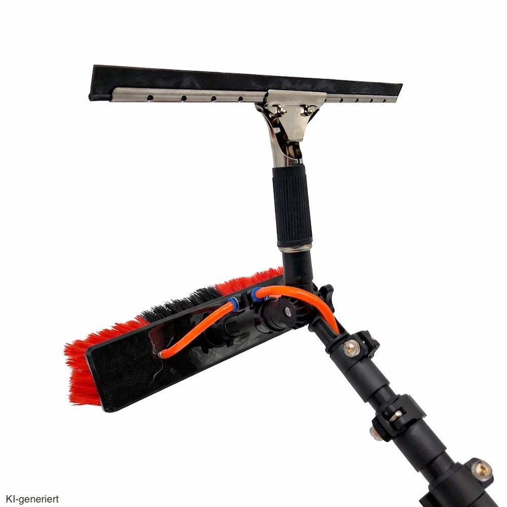 Sets Teleskop-Reinigung – Bürste & Abzieher für hohe und schwer erreichbare Flächen
