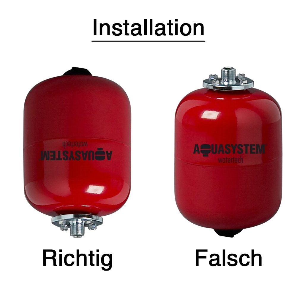 Heizungs-Ausdehnungsgefäß 8 L - 50 L für Heizungsanlagen Druckausdehnungsgefäß Heizungs-Ausdehnungsgefäß 8 L - 50 L für Heizungsanlagen Druckausdehnungsgefäß
