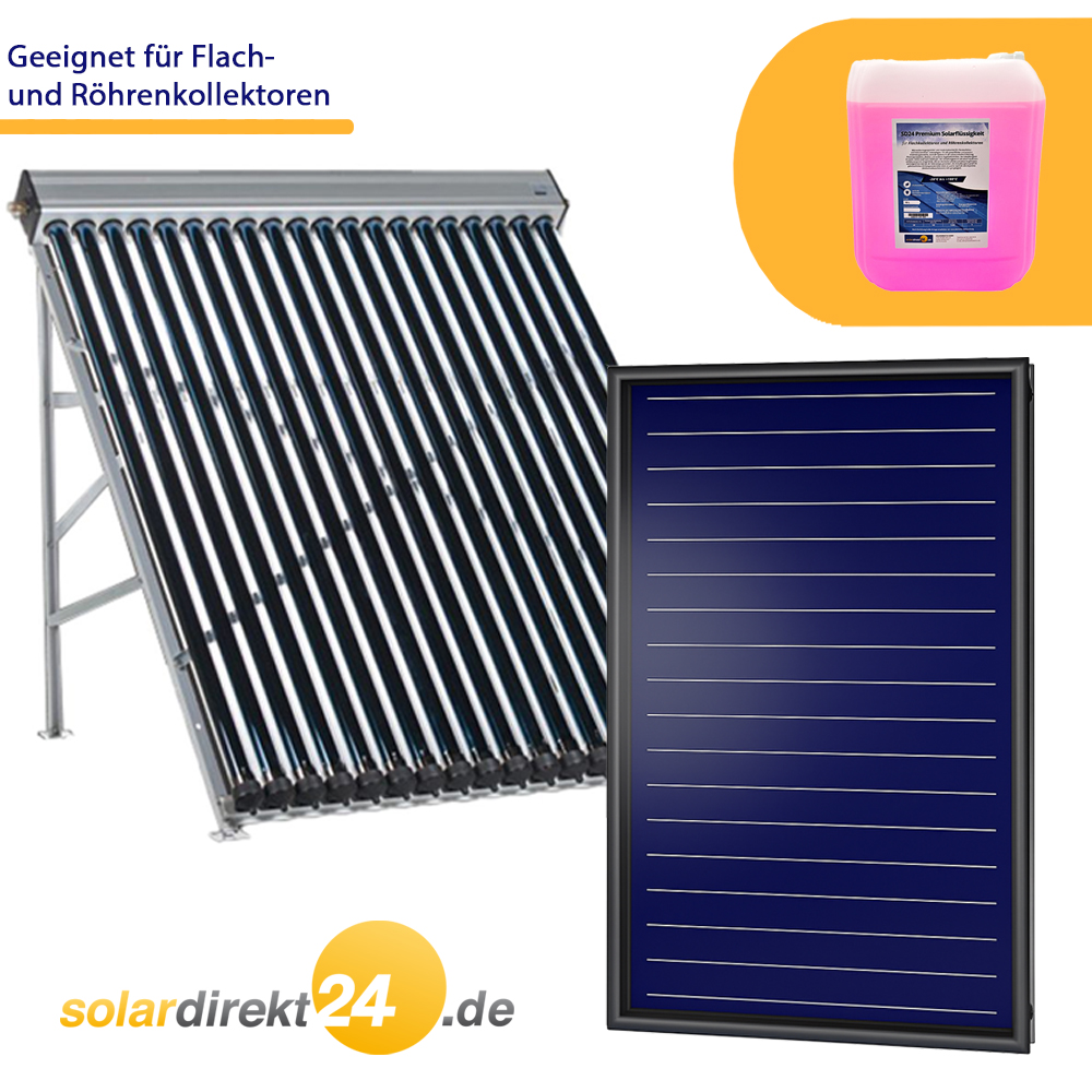 Solarflüssigkeit Wärmeträgermedium Solarliquid bis -28°C Solarflüssigkeit Wärmeträgermedium Solarliquid bis -28°C