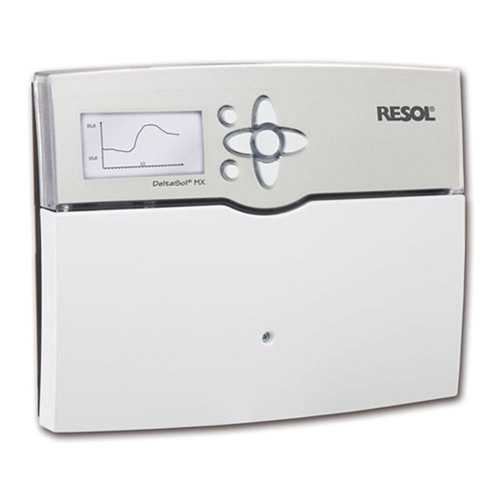 Solarsteuerung Resol DeltaSol MX (inkl. 2 x FKP6 - 4 x FRP6) - Komplettpaket