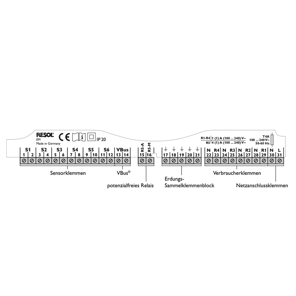 em-erweiterungsmodul Resol EM Erweiterungsmodul