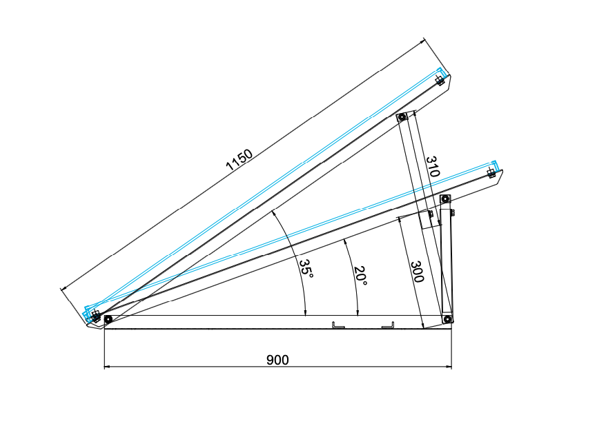 Universal-Montage-Set – Solarmodule & Balkonkraftwerke geeignet für Balkon-, Wand- und Flachdachmontage