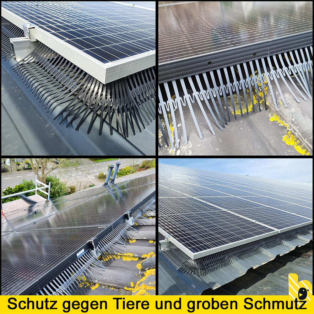 Birdstop Clips - Zubehör Vogelschutz für Solaranlagen – Marderschutz für PV-Module & Dach