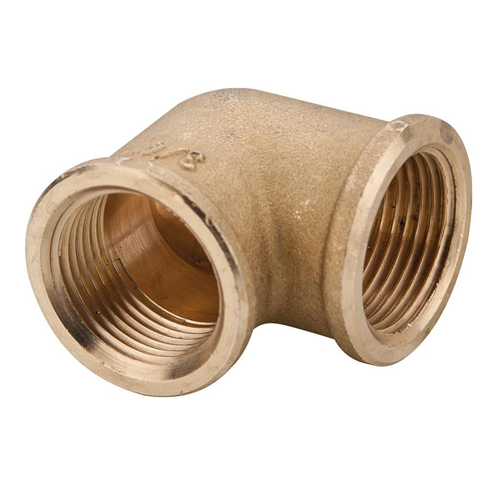 90° Messing Winkel 1/2" - DN15 - Innengewinde