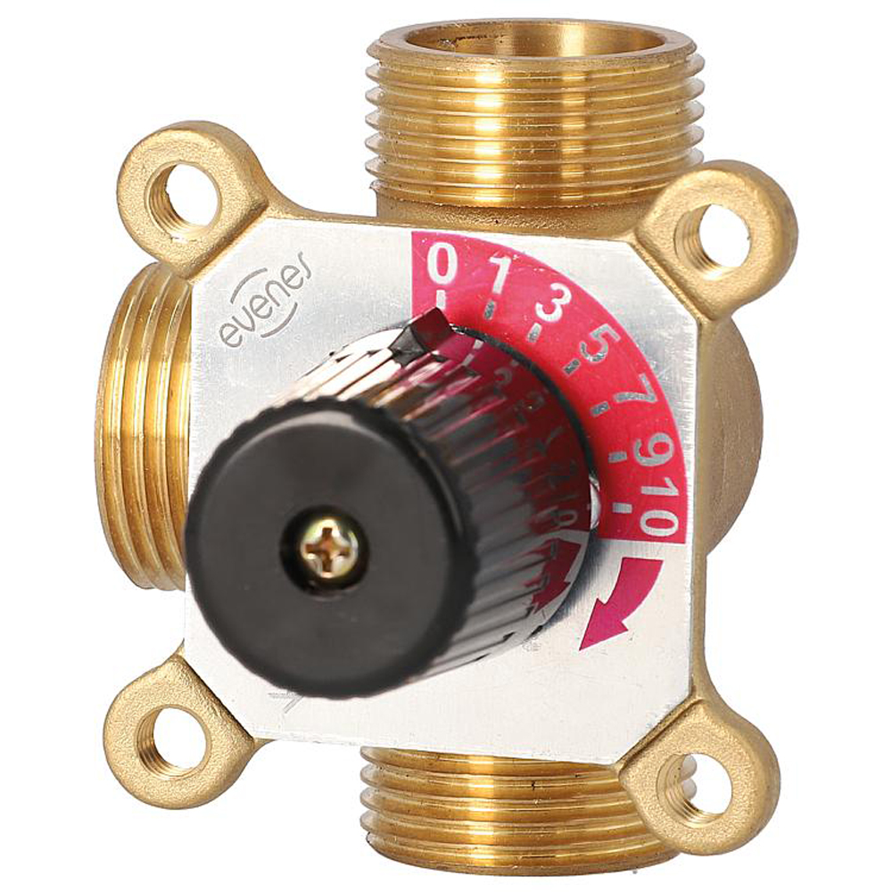 9006083-02 3-Wege-Mischer Easyflow DN20–DN40 Typ 3A – Hochwertiges Heizungsventil mit Außengewinde
