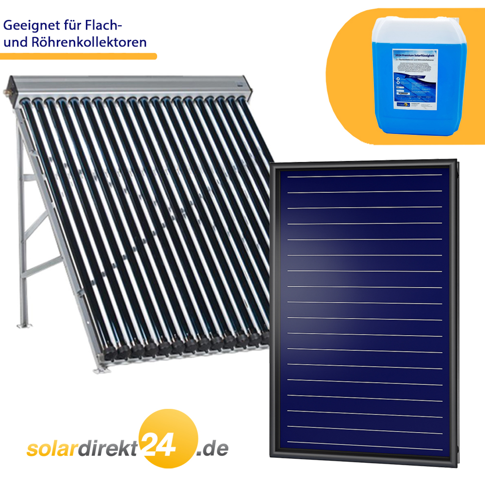Solarflüssigkeit Frostschutz bis -28°C Wärmeträgermedium Solarliquid Solarflüssigkeit Frostschutz bis -28°C Wärmeträgermedium Solarliquid
