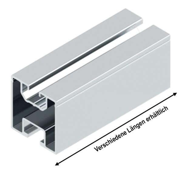 ALU-Trägerprofil - Länge wählbar - Montageprofil Montageschiene Aluminiumprofil Stange