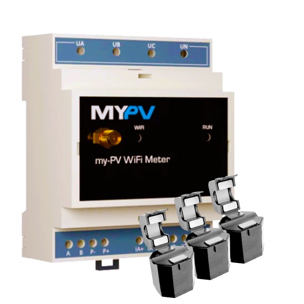 MyPV WiFi Power Meter inkl. 3x Klappstromwandler 75A 3-Phasen Messwandler 20-0107 - 0% MwSt